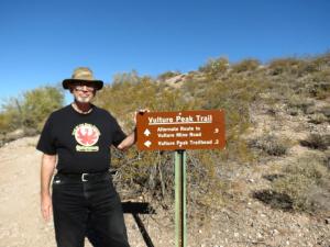Here I am at the trail head. Picture taken by Brian St. Andre