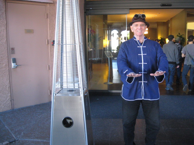 Ken St. Andre, steampunk tai chi master, passes through the Gates of Steel to enter the World of the Weird.