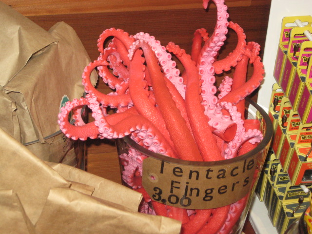 I found a bucket of tentacles. Just what everybody needs, right?